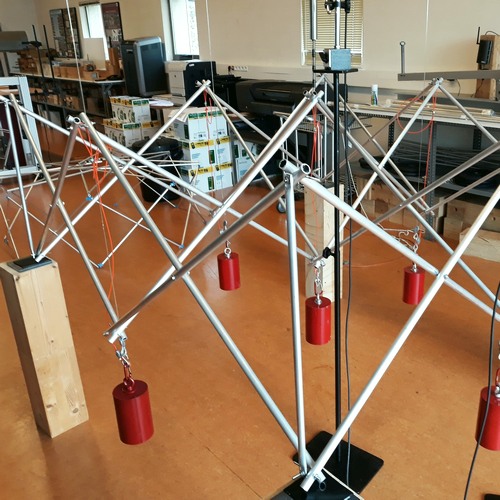 Ensayo malla recíproca de aspas.